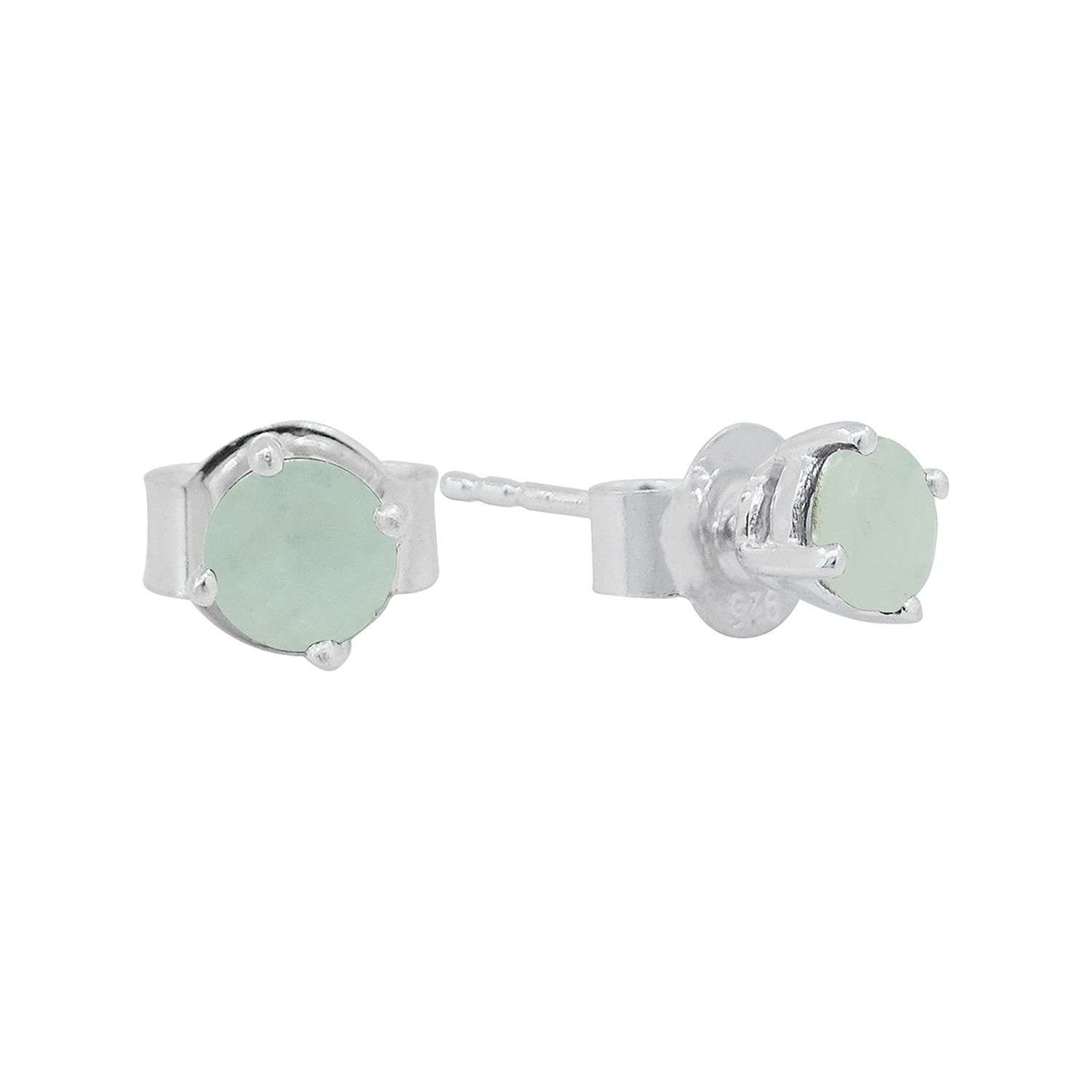 20144<br>ear stud 4mm round - Image 2