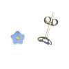 23146 <br> RP ear stud enamel flower 3 pairs - white, pink, blue - Thumbnail Image 11