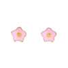 23146 <br> RP ear stud enamel flower 3 pairs - white, pink, blue - Thumbnail Image 8