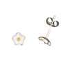23146 <br> RP ear stud enamel flower 3 pairs - white, pink, blue - Thumbnail Image 4