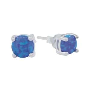 23565<br>ear stud Opal prongs med