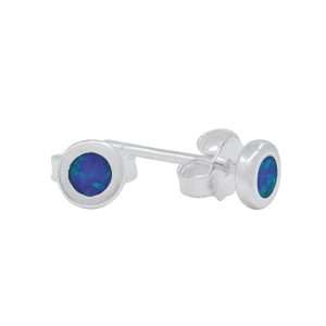 23573<br>ear stud Opal Inlay sm