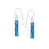 23588-wt<br>earring rectangle Opal - Thumbnail Image 2
