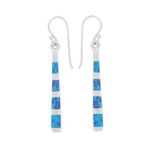 23589-bl<br>earring striped Opal