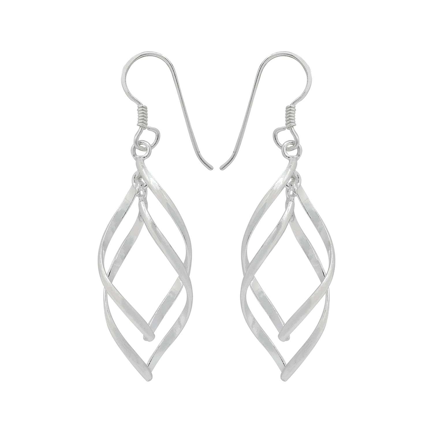 23756<br>earring double swirl - Image 2
