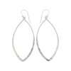 23872<br>earring marquise hammered - Thumbnail Image 2