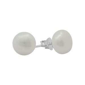 23955<br>ear stud freshwater pearl 7.5mm rd