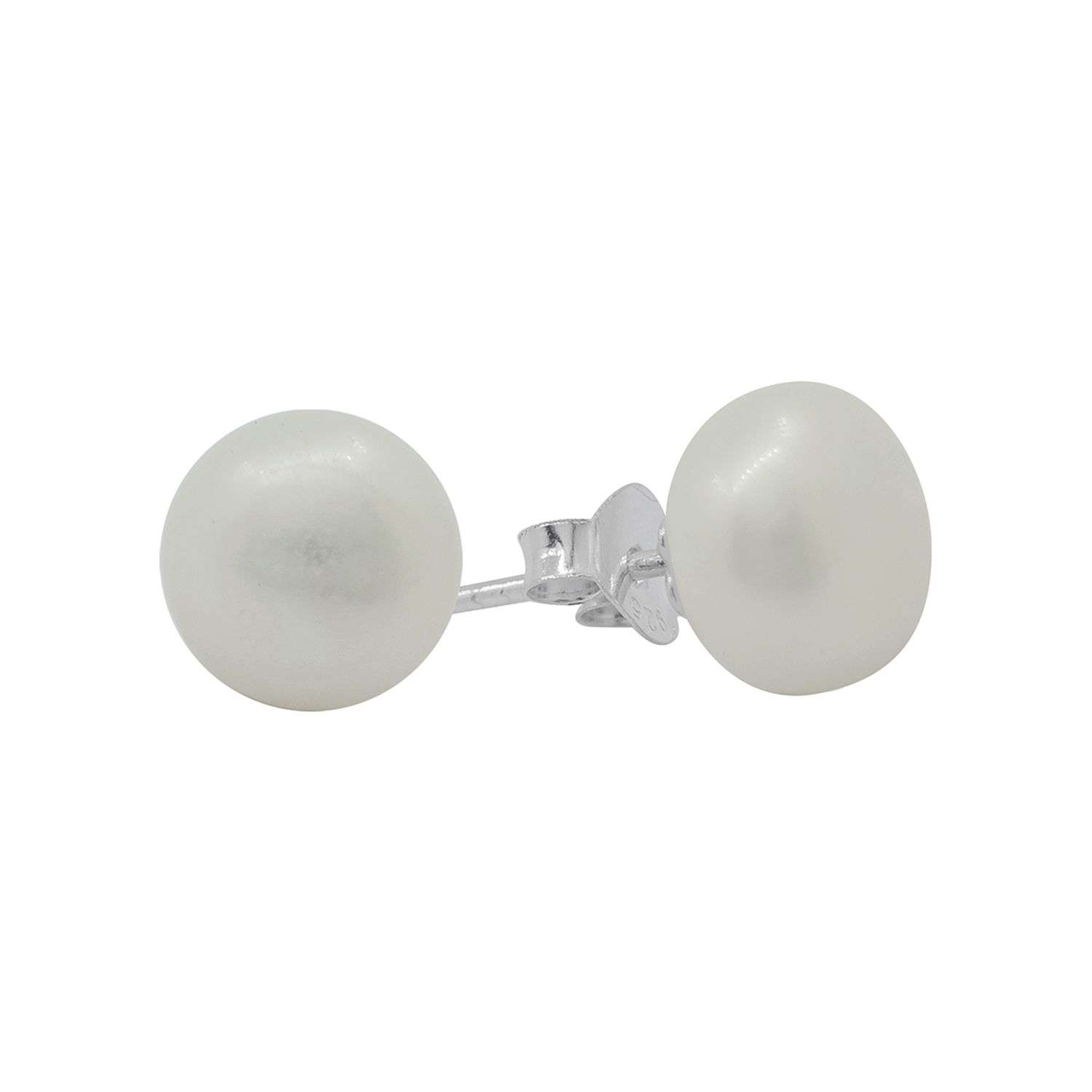 23955<br>ear stud freshwater pearl 7.5mm rd - Image 1