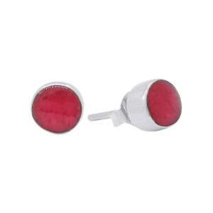 Close-Out-24128<br>ear stud Coral 6mm rd