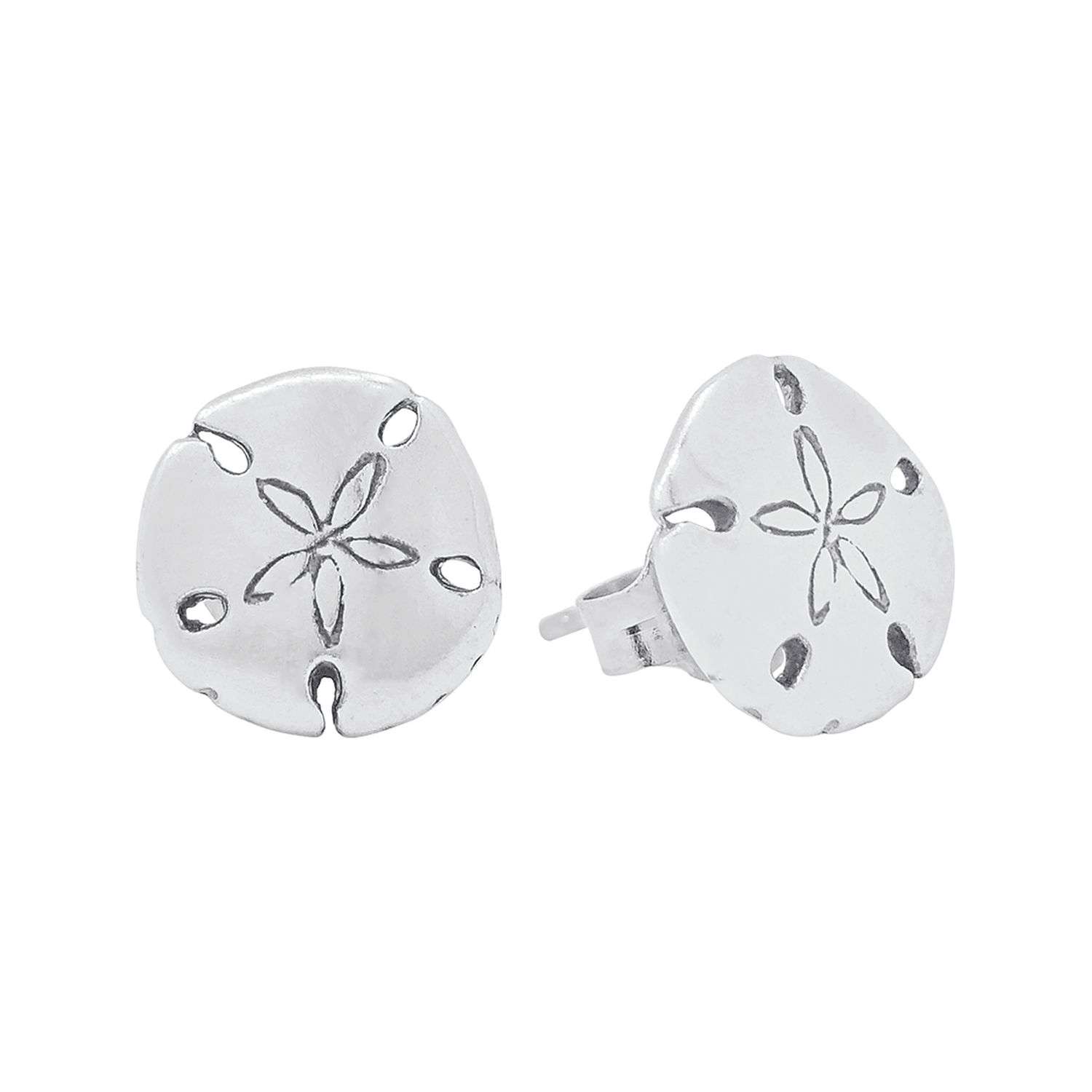 26231<br>ear stud sanddollar - Image 1