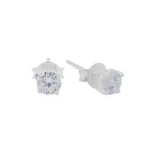 26304<br>ear stud CZ 4mm round