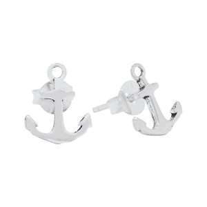 Close-Out-26332 <br> ear stud anchor 925 - Sold in 2's