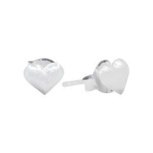 26487<br>ear stud puffed heart