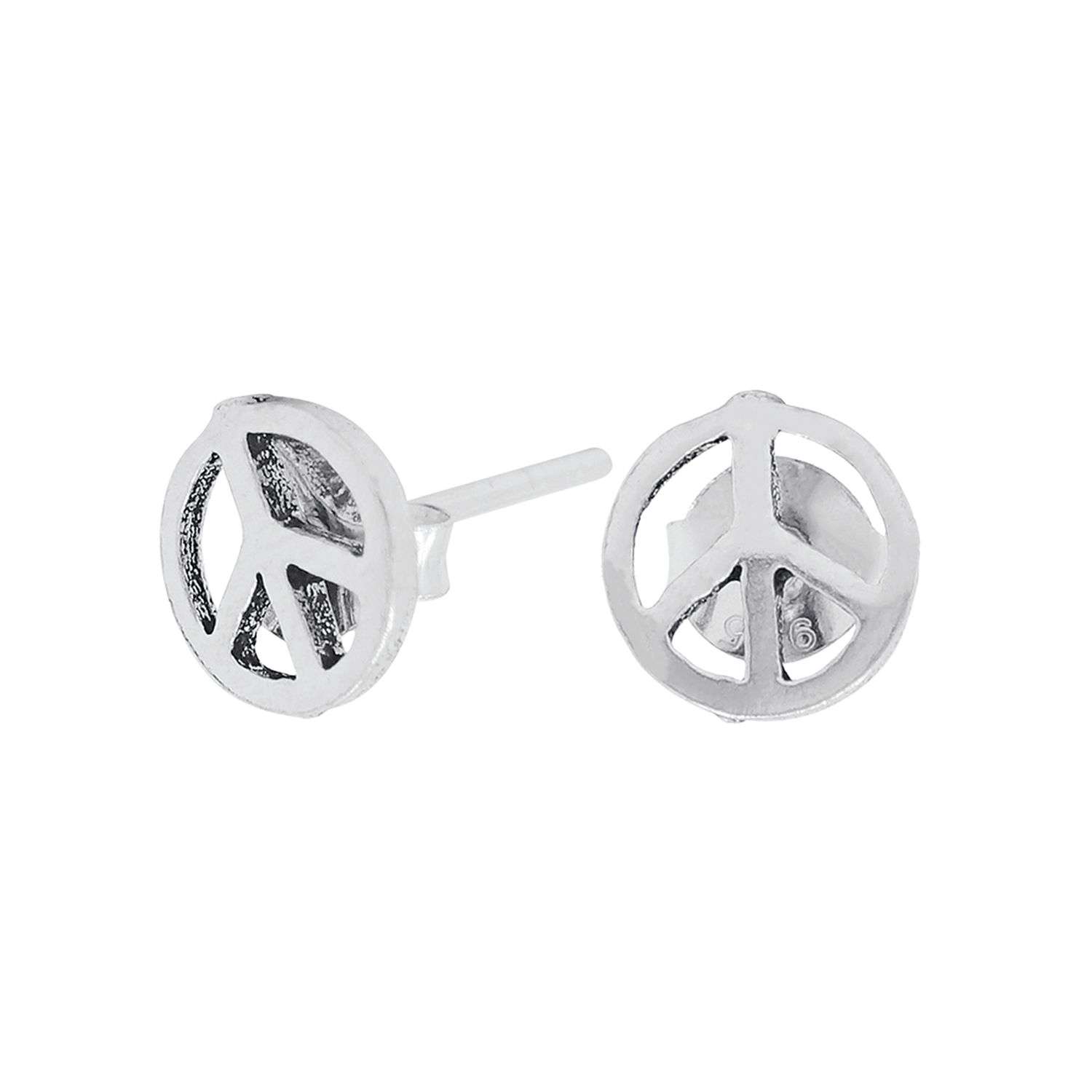 26488<br>ear stud peace sign - Image 1