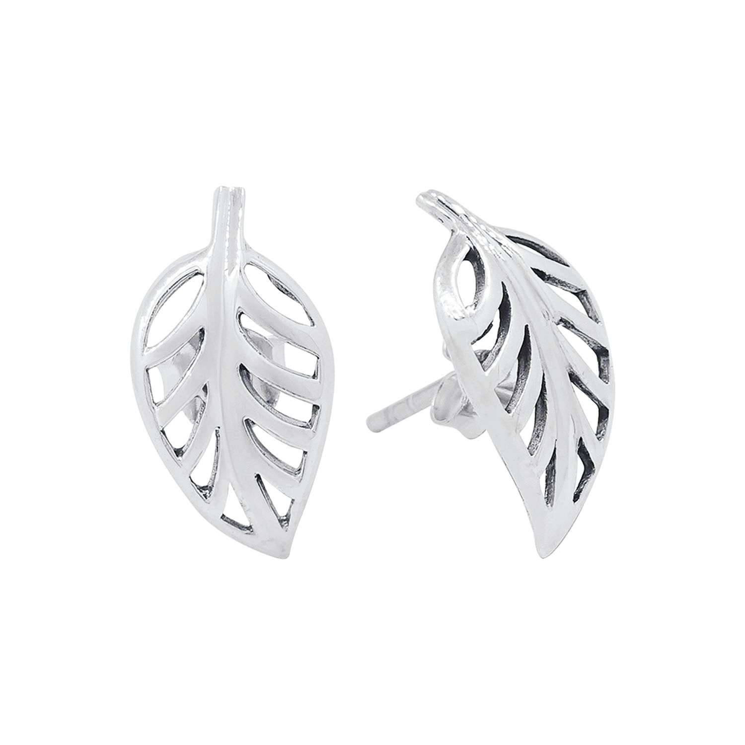 26534<br>ear stud curved leaf - Image 1