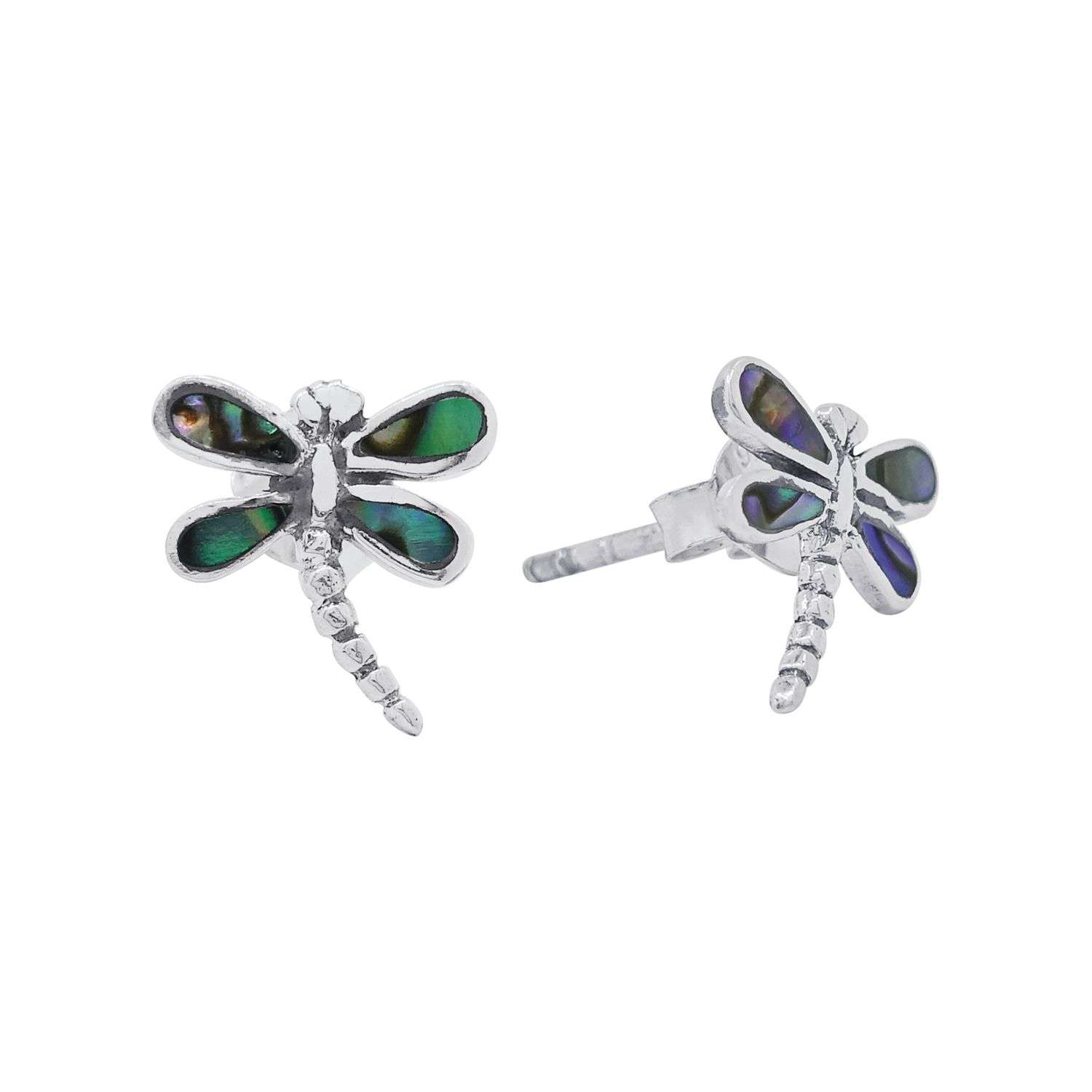 26604<br>ear stud Abalone dragonfly - Image 1