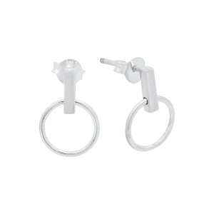 Close-Out-26615<br>ear stud small hoop in bar