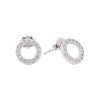 27109<br>ear stud PAVE CZ circle RP - Thumbnail Image 1