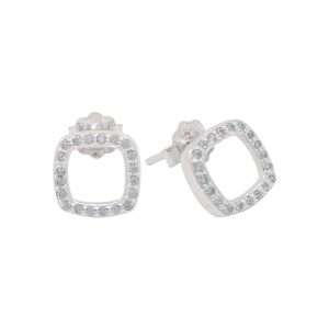 27110<br>ear stud PAVE CZ diamond RP
