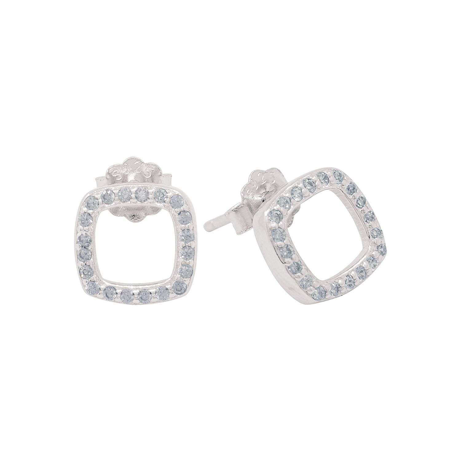 27110<br>ear stud PAVE CZ diamond RP - Image 1