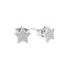 27125<br>ear stud PAVE CZ tiny star RP - Thumbnail Image 1