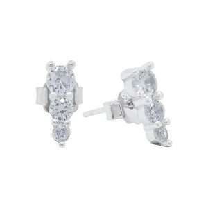 27152<br>ear stud CZ 3 graduated sizes RP