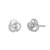 27234 <br> ear stud circles w/ CZ's .925 RP - Thumbnail Image 1