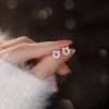 Close-Out-27247 <br> ear stud CZ wreath .925  RP - Thumbnail Image 4