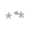 Close-Out-27272 <br> ear stud CZ mini dancing starfish .925 RP - Thumbnail Image 1