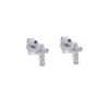 Close-Out-27281 <br> ear stud mini CZ cross.925 RP - Thumbnail Image 1