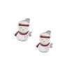 Close-Out-27287 <br> ear stud enamel snowmen .925 RP - Thumbnail Image 1