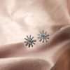 Close-Out-27243 <br> ear stud CZ pin-wheel with cz .925 RP - Thumbnail Image 2
