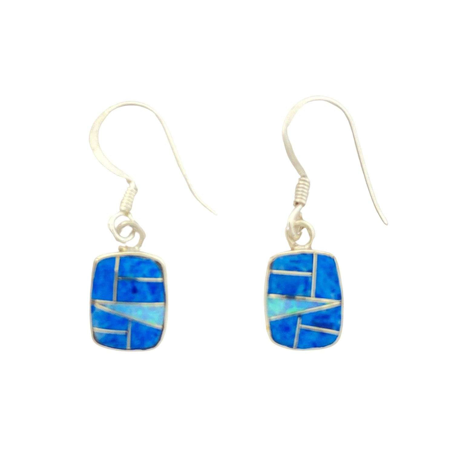 Inlay E-2072S<br>earring Inlay short rectangle - Image 1