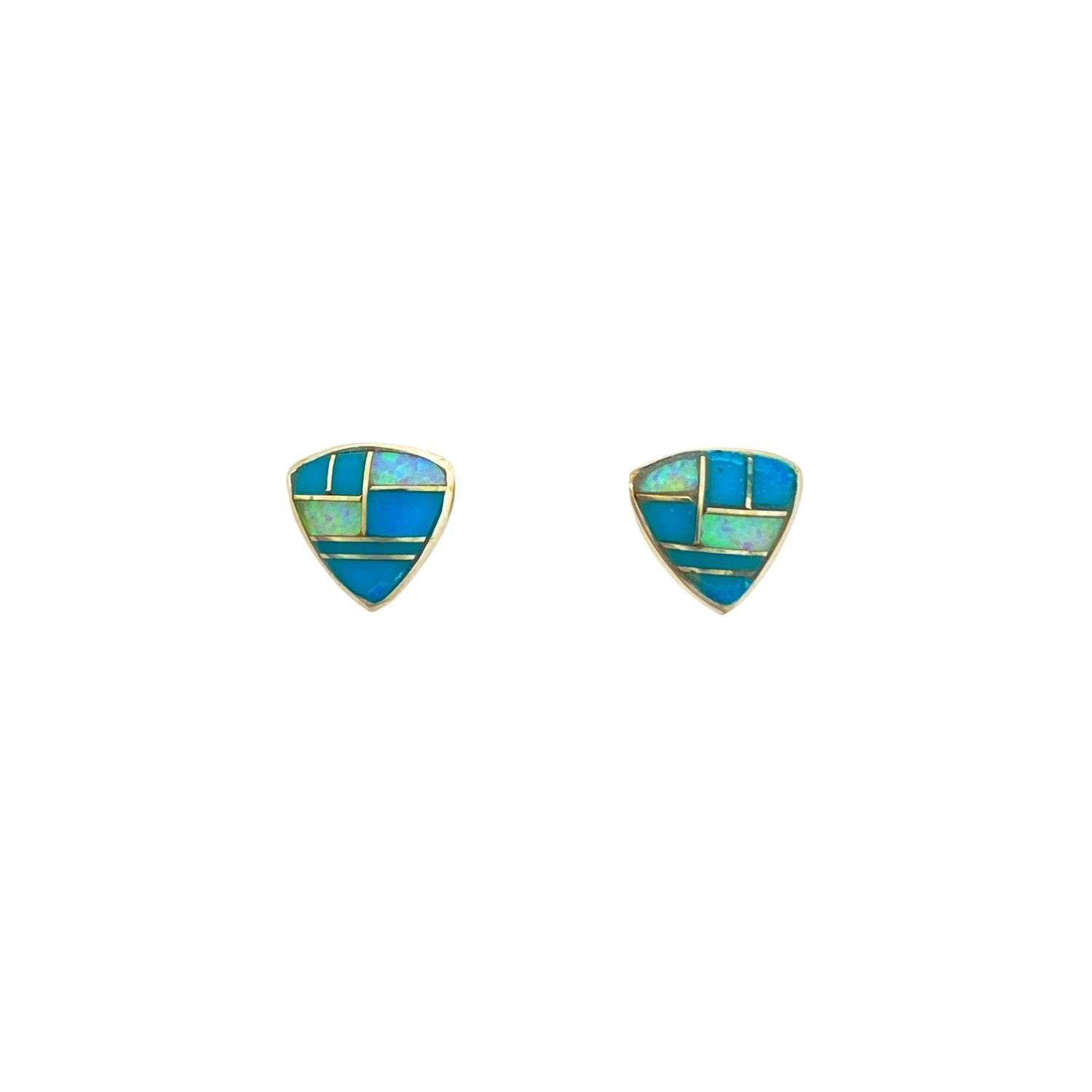 Inlay E-2242S<br>ear stud Inlay trillion - Image 1