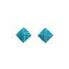Inlay E-2263S-post <br> earring inlay diamond-post - Thumbnail Image 2