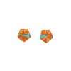 Inlay E-2270S-post <br> earring inlay pentagon-post - Thumbnail Image 3