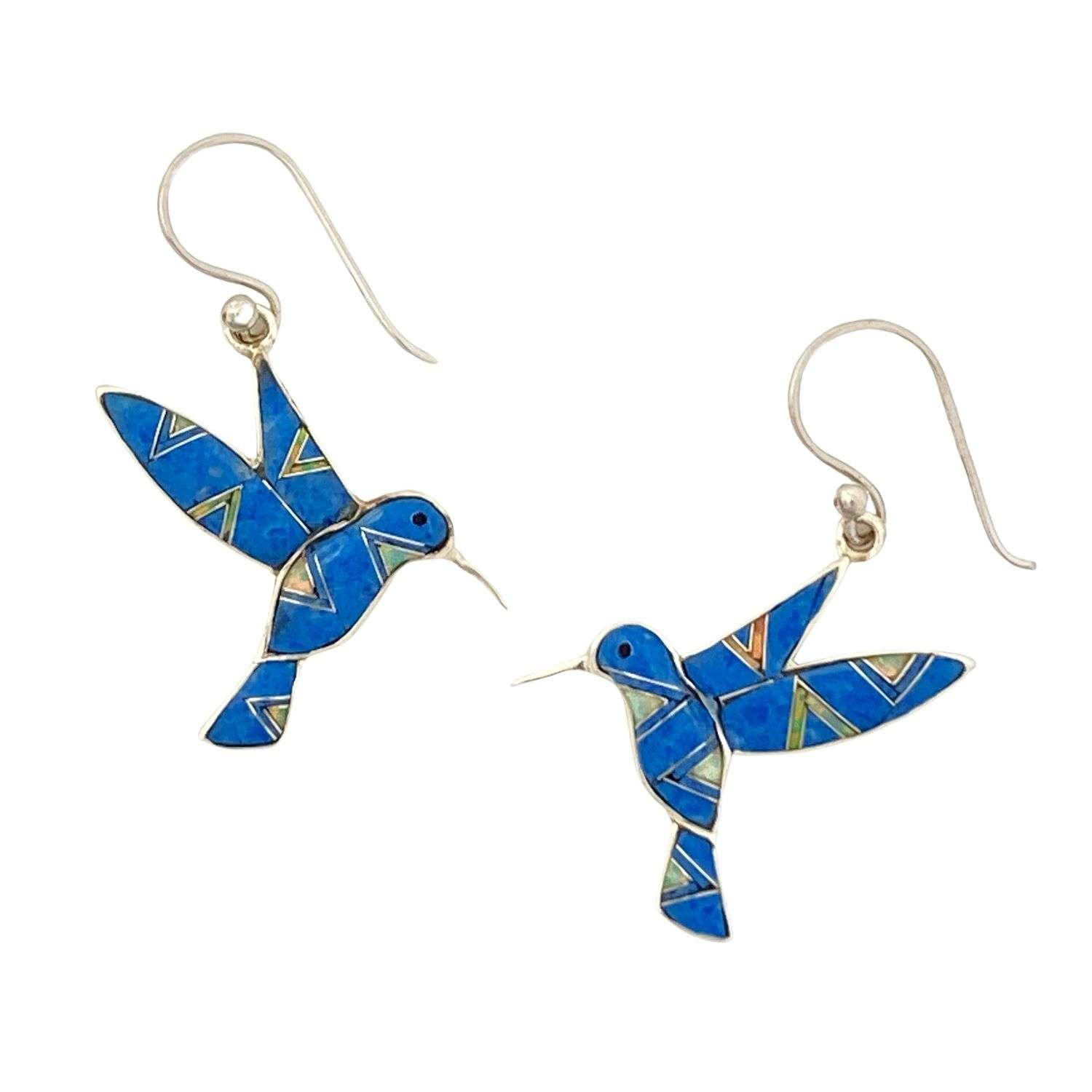 Inlay E-2323S earring inlay large humming bird - Image 1