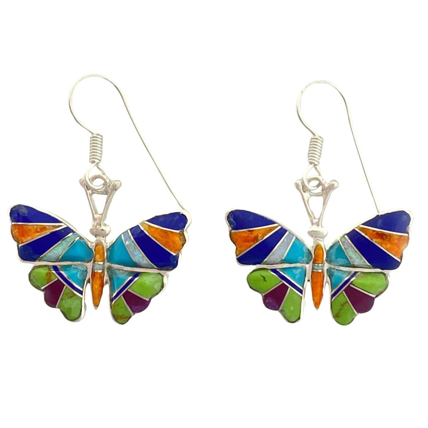 Inlay E-2336S earring inlay butterfly - Image 1