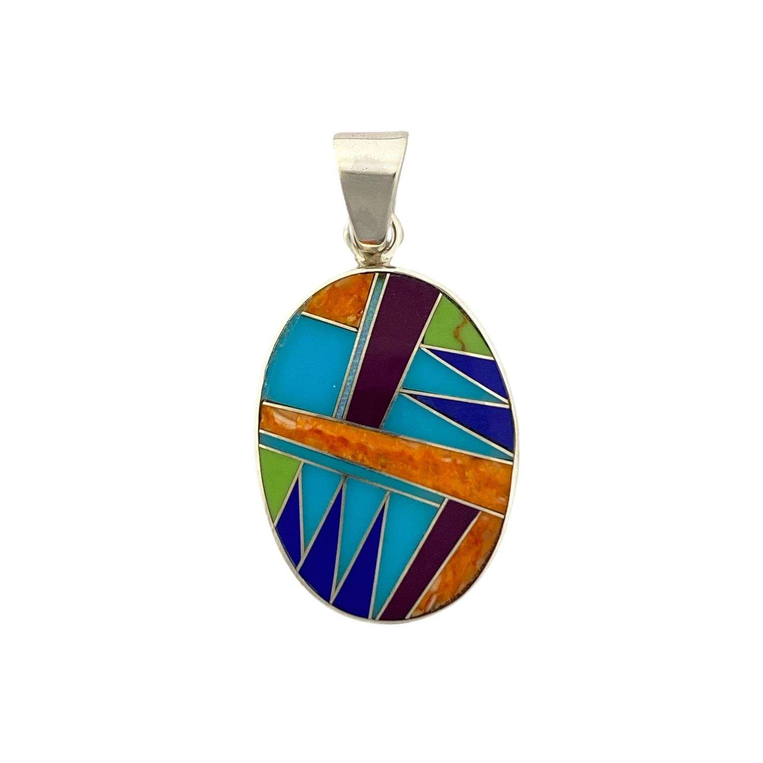 Inlay P-1140S <br> pendant Inlay oval - Image 1