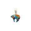 Close-Out-Inlay P-2116S<br>pendant Inlay rounded bear - Thumbnail Image 2