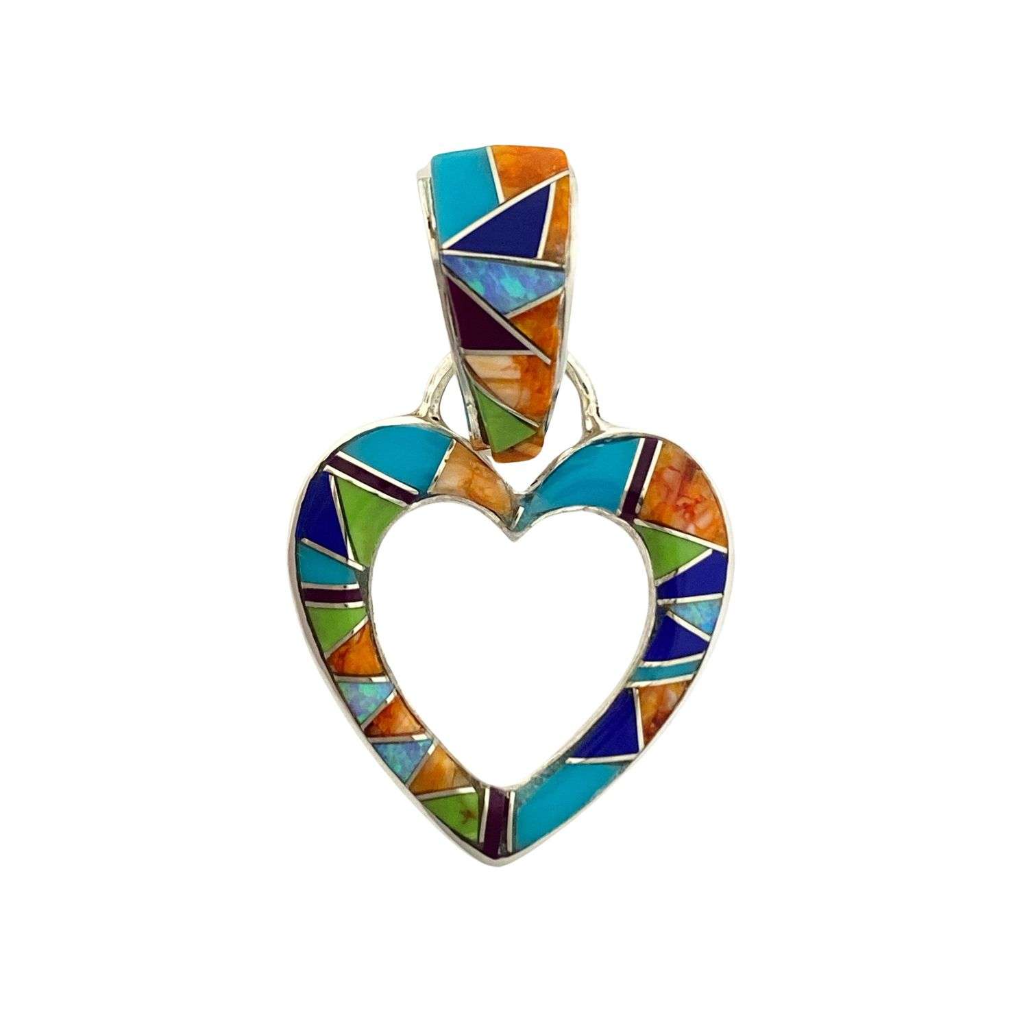 Inlay P-2165S<br>pendant Inlay heart - Image 4