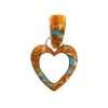 Inlay P-2165S<br>pendant Inlay heart - Thumbnail Image 3