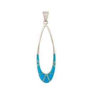 Inlay P-2300S<br>pendant Inlay long open teardrop