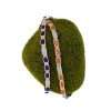 Inlay B-0207S <br> Sterling bracelet Inlay rectangular links, hinged - Thumbnail Image 2