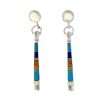 Inlay E-0905S <br> Sterling earring inlay stick 2-sided - Thumbnail Image 3