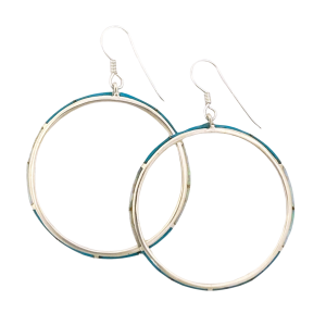Inlay E-2131S<br>earring Inlay hoop on wire