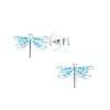 28031 <br> ear stud dragonfly .925 E-coat - Thumbnail Image 1