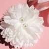 28014 <br> ear stud 7x7 enamel daisy .925 E-coat - Thumbnail Image 2
