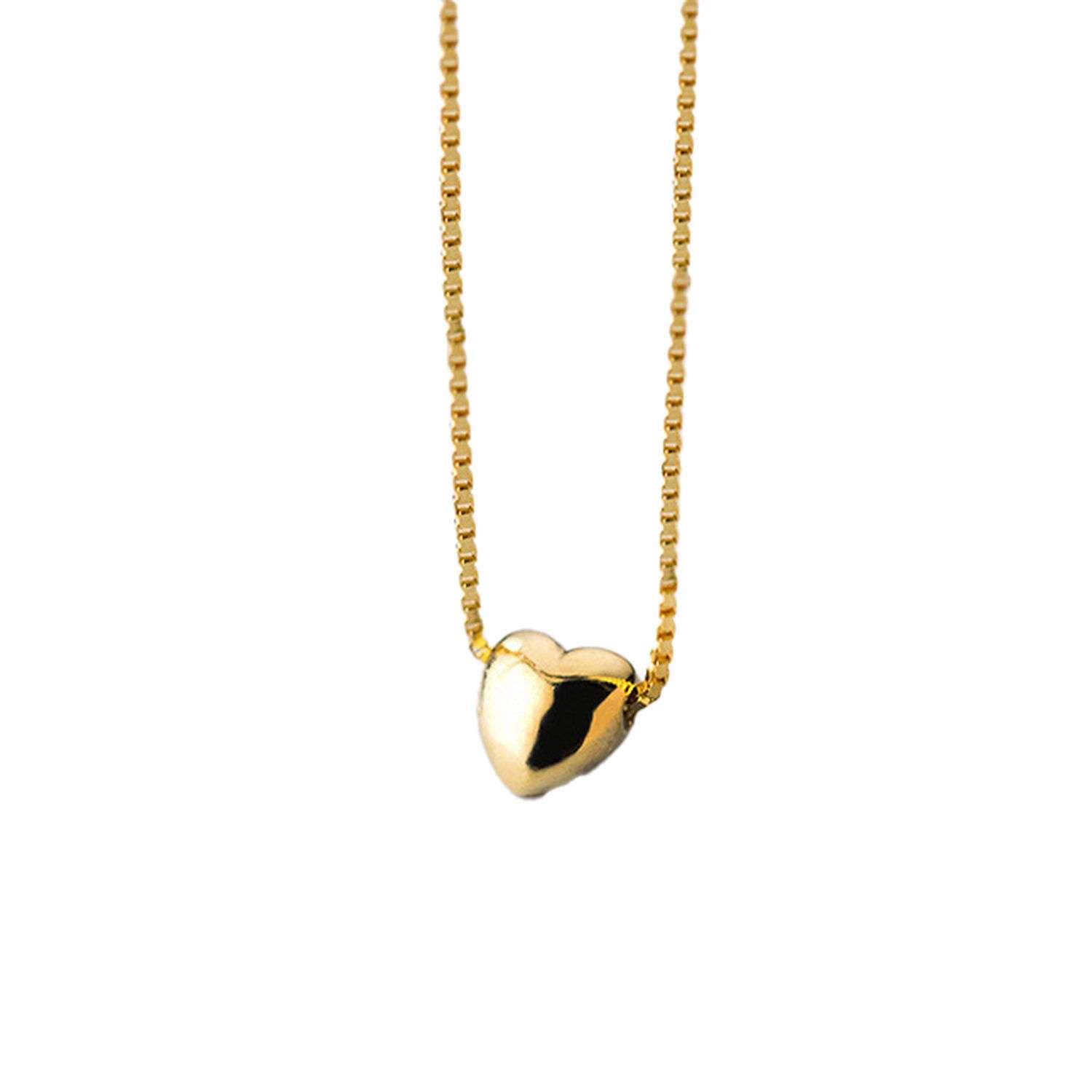 95232 <br> necklace mini heart .925 goldplated - Image 1