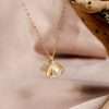 95233 <br> necklace pearl in a shell 16"+2" ext .925 goldplated - Thumbnail Image 4